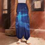 Sagittarius Horoscope Sign Print Harem Pants