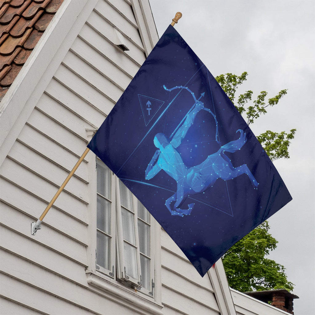 Sagittarius Horoscope Sign Print House Flag