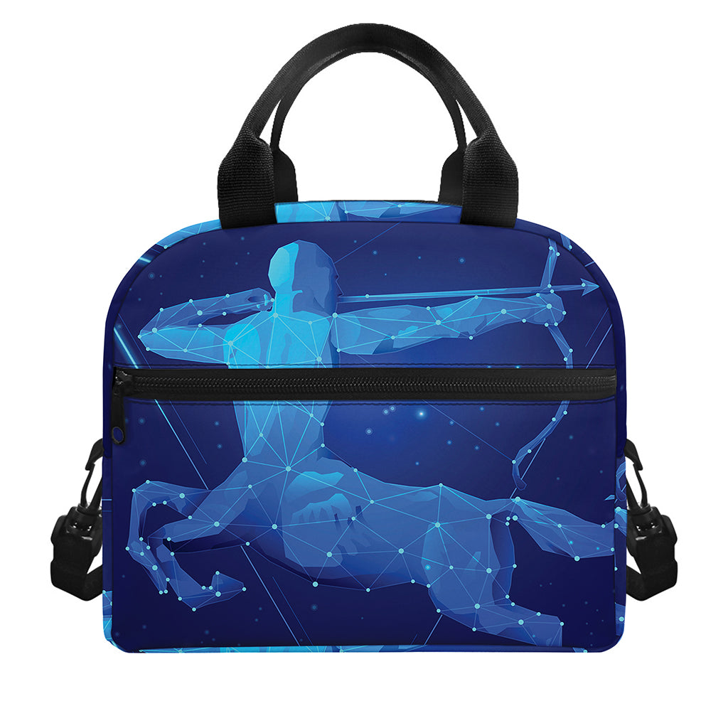 Sagittarius Horoscope Sign Print Insulated Lunch Bag