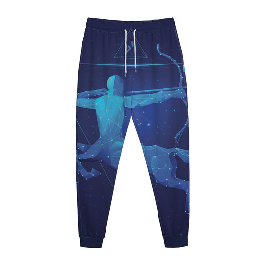Sagittarius Horoscope Sign Print Jogger Pants