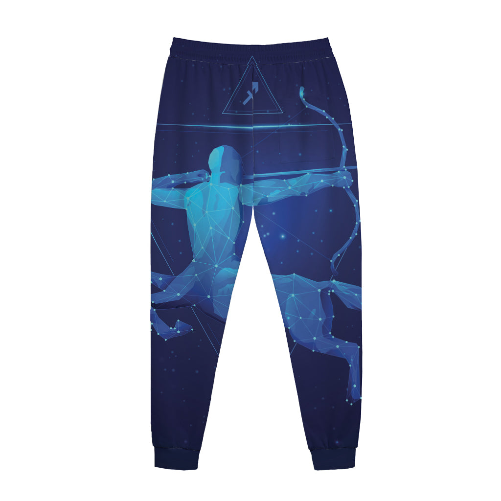 Sagittarius Horoscope Sign Print Jogger Pants