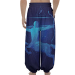 Sagittarius Horoscope Sign Print Lantern Pants
