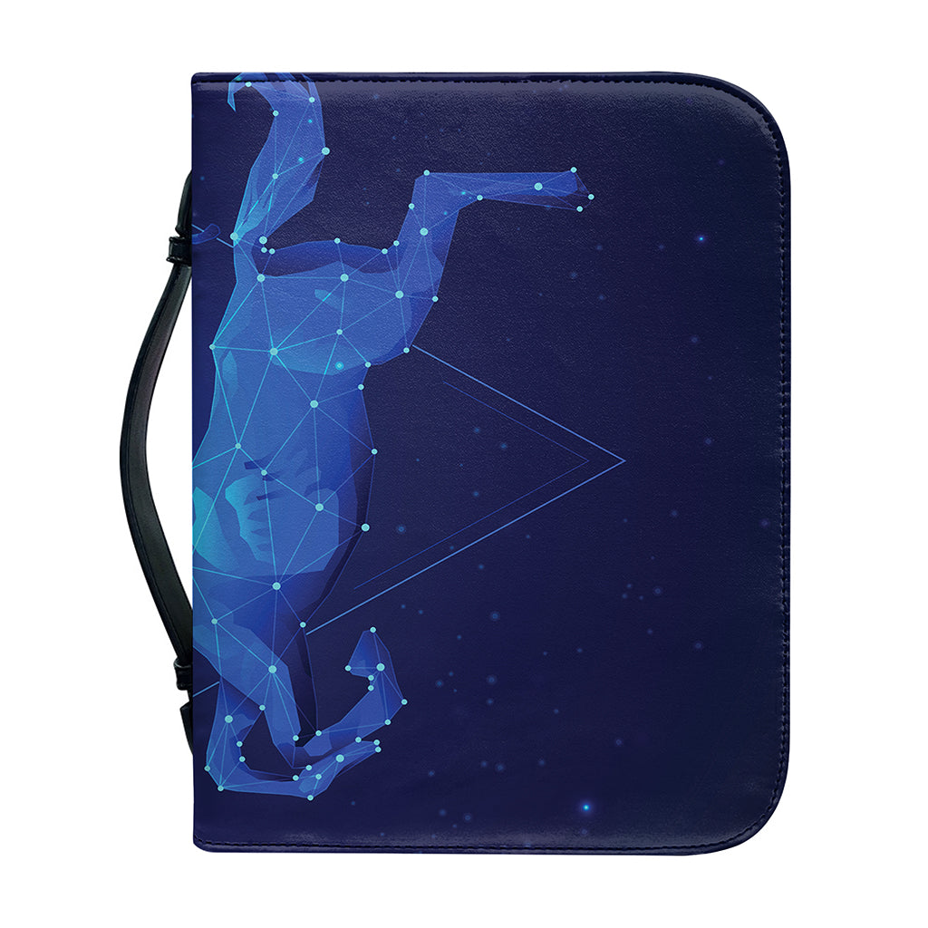 Sagittarius Horoscope Sign Print Leather Bible Cover