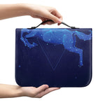 Sagittarius Horoscope Sign Print Leather Bible Cover