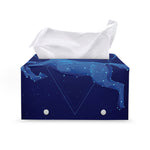 Sagittarius Horoscope Sign Print Leather Tissue Box Cover