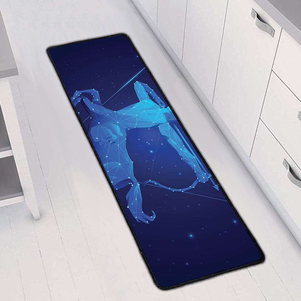 Sagittarius Horoscope Sign Print Long Kitchen Mat
