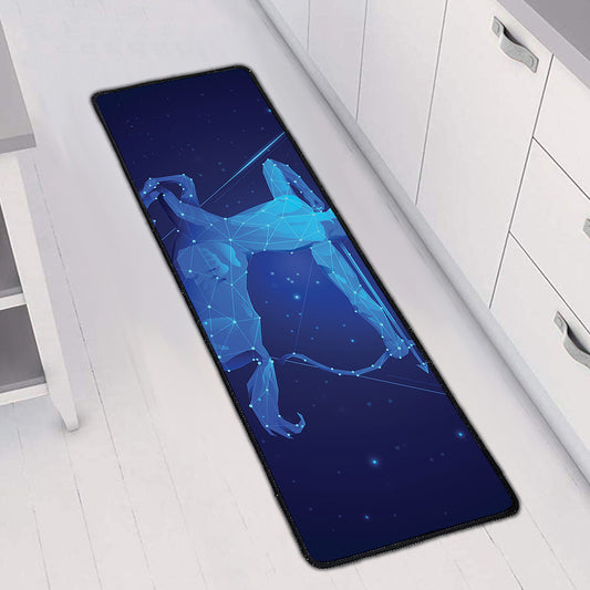 Sagittarius Horoscope Sign Print Long Kitchen Mat