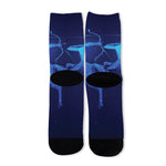 Sagittarius Horoscope Sign Print Long Socks