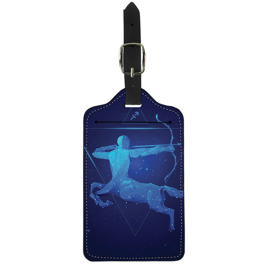 Sagittarius Horoscope Sign Print Luggage Tag