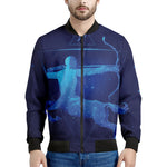 Sagittarius Horoscope Sign Print Men's Bomber Jacket