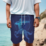 Sagittarius Horoscope Sign Print Men's Cargo Shorts