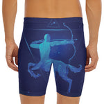Sagittarius Horoscope Sign Print Men's Long Boxer Briefs