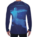 Sagittarius Horoscope Sign Print Men's Long Sleeve T-Shirt