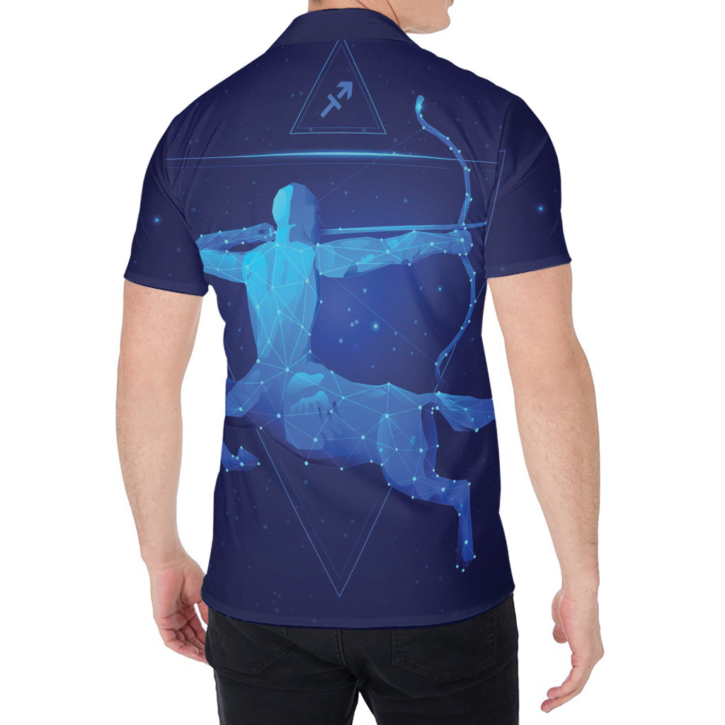 Sagittarius Horoscope Sign Print Men's Shirt