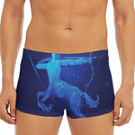 Sagittarius Horoscope Sign Print Men's Short Boxer Briefs