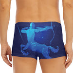 Sagittarius Horoscope Sign Print Men's Short Boxer Briefs