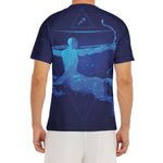 Sagittarius Horoscope Sign Print Men's Short Sleeve Rash Guard