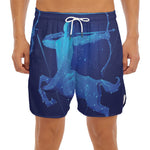 Sagittarius Horoscope Sign Print Men's Split Running Shorts