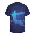 Sagittarius Horoscope Sign Print Men's Sports T-Shirt