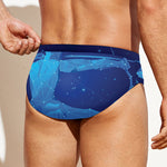 Sagittarius Horoscope Sign Print Men's Swim Briefs