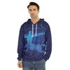 Sagittarius Horoscope Sign Print Men's Velvet Pullover Hoodie