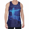 Sagittarius Horoscope Sign Print Men's Velvet Tank Top