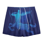 Sagittarius Horoscope Sign Print Mesh Shorts