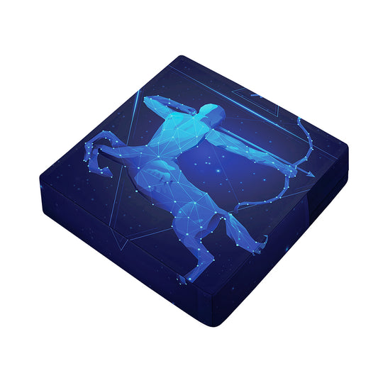 Sagittarius Horoscope Sign Print Outdoor Seat Cushion Cover