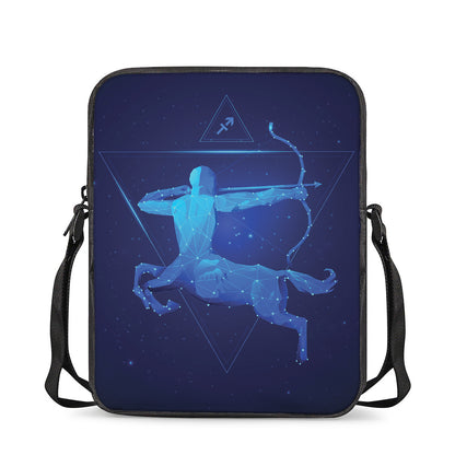 Sagittarius Horoscope Sign Print Rectangular Crossbody Bag