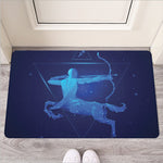 Sagittarius Horoscope Sign Print Rubber Doormat