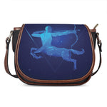 Sagittarius Horoscope Sign Print Saddle Bag