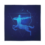Sagittarius Horoscope Sign Print Silk Bandana