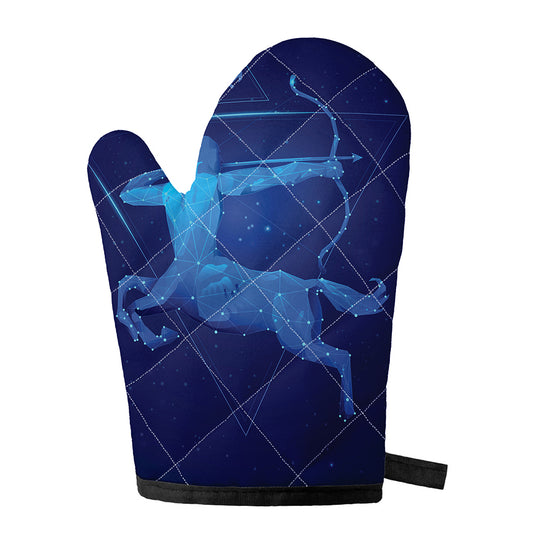 Sagittarius Horoscope Sign Print Single Oven Mitt