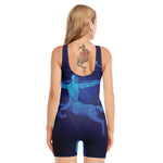 Sagittarius Horoscope Sign Print Sleeveless One Piece Swimsuit