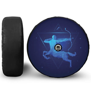 Sagittarius Horoscope Sign Print Tire Cover With Camera Hole