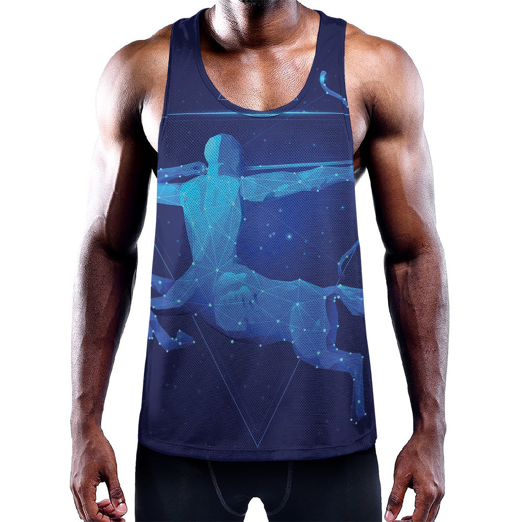 Sagittarius Horoscope Sign Print Training Tank Top