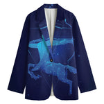 Sagittarius Horoscope Sign Print Women's Blazer