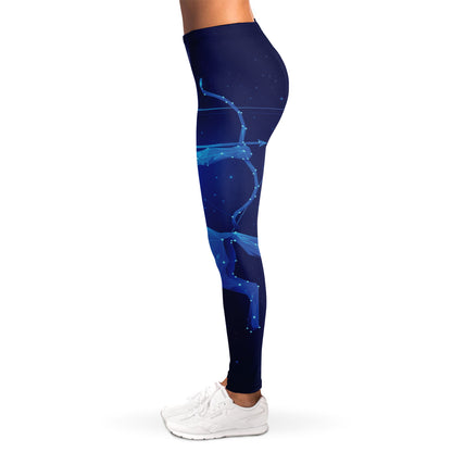 Sagittarius Horoscope Sign Print Women's Leggings
