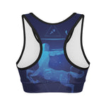 Sagittarius Horoscope Sign Print Women's Sports Bra