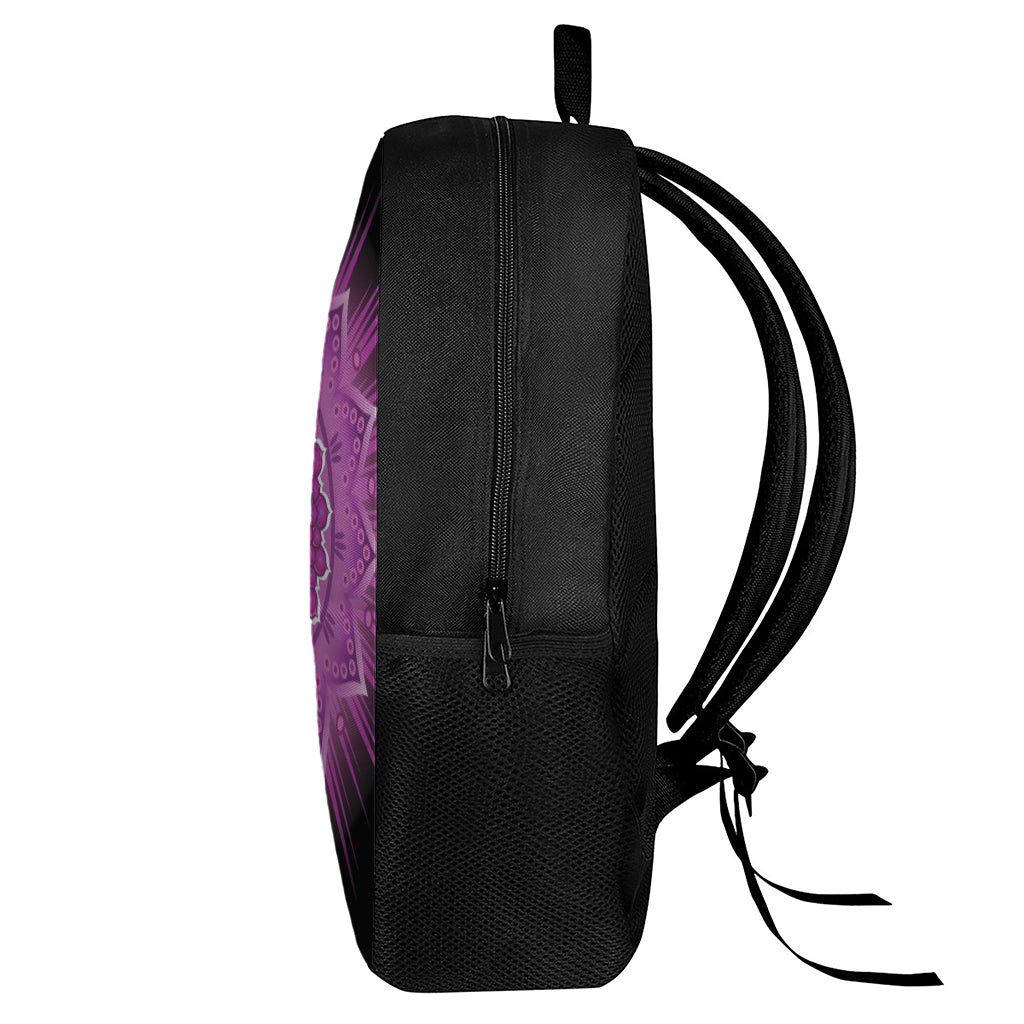 Sahasrara Chakra Mandala Print 17 Inch Backpack