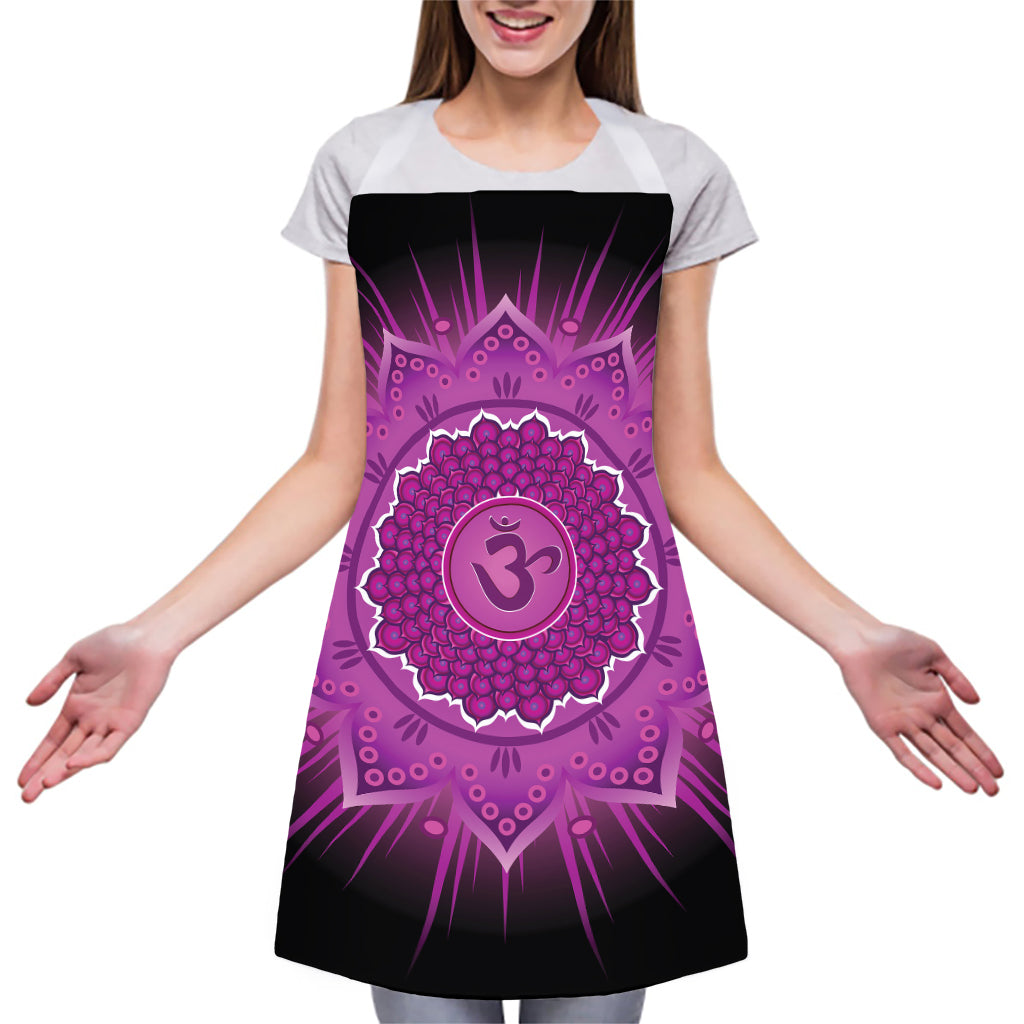 Sahasrara Chakra Mandala Print Adjustable Apron