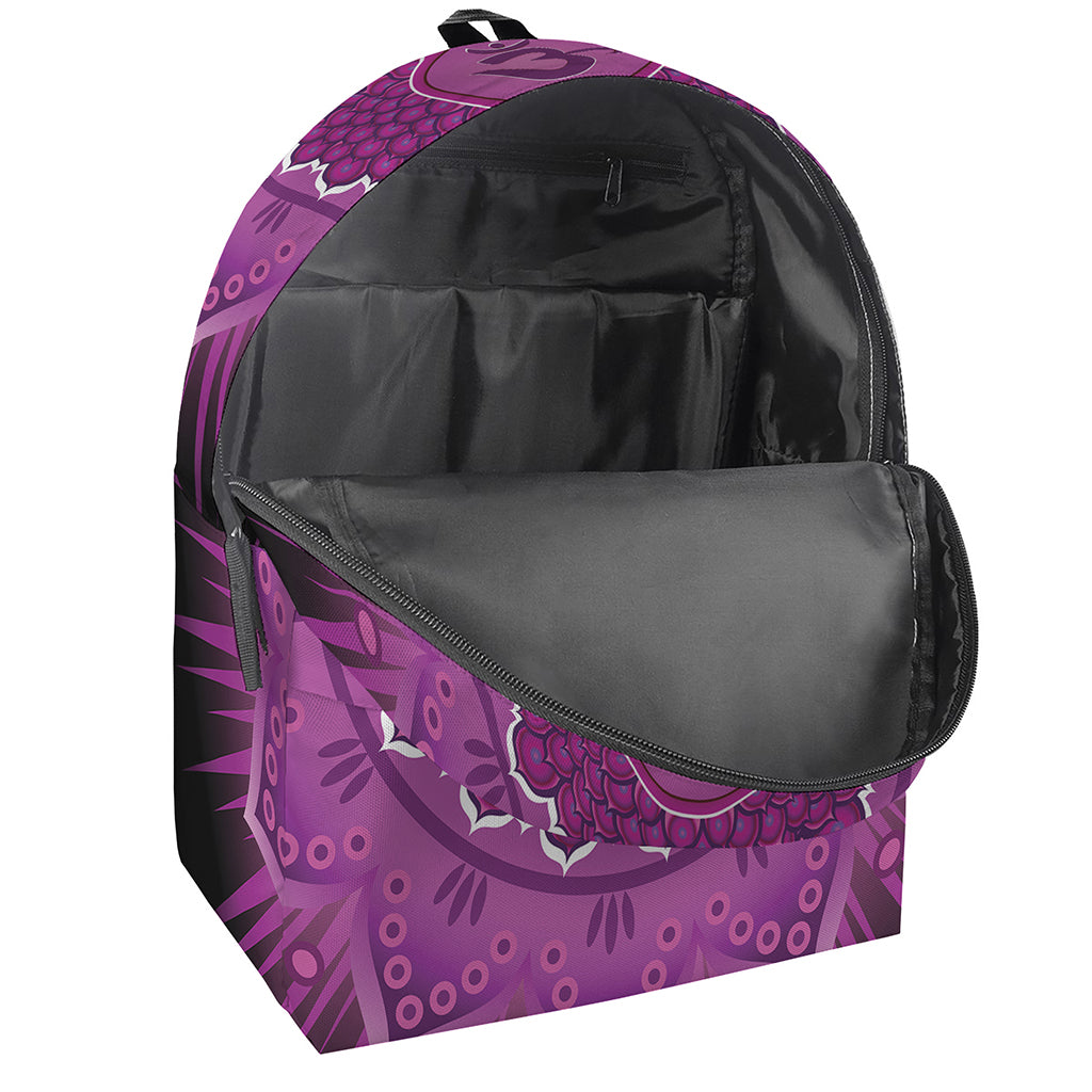 Sahasrara Chakra Mandala Print Backpack