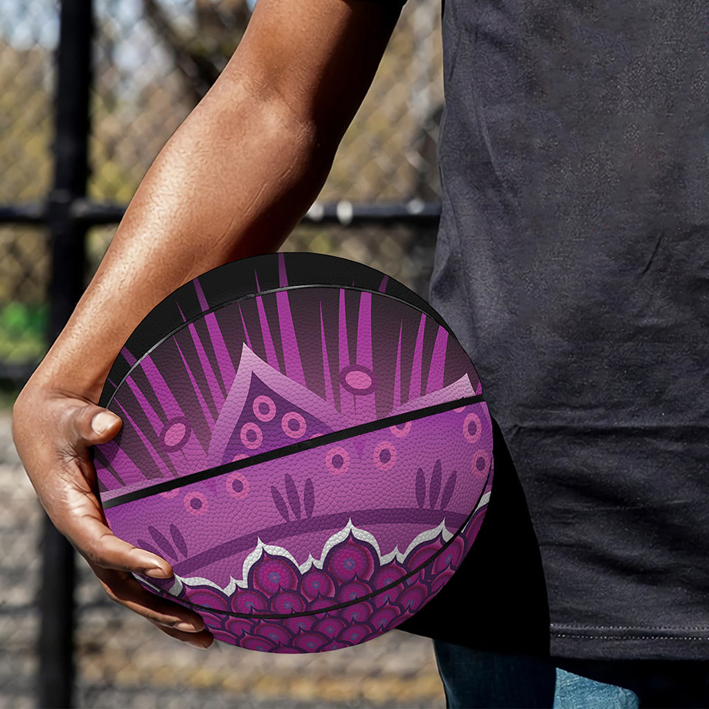 Sahasrara Chakra Mandala Print Basketball