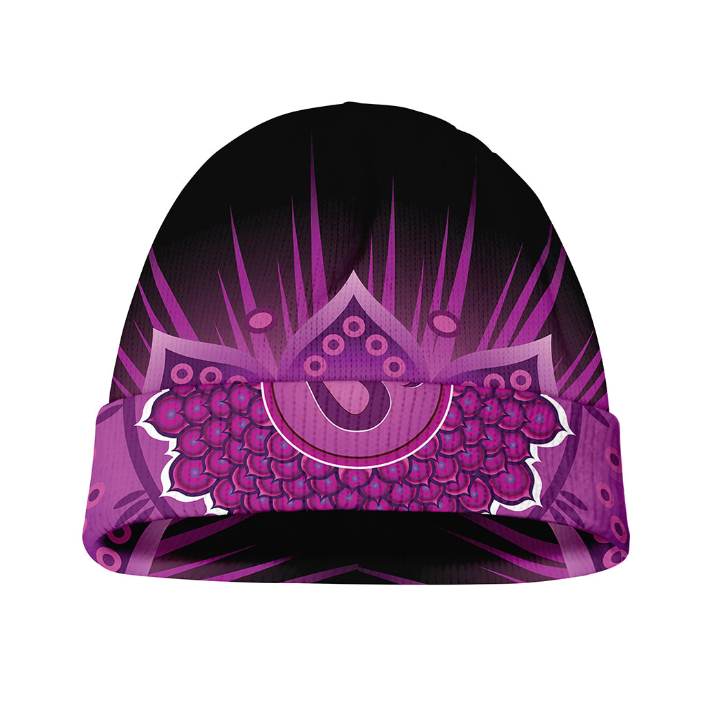 Sahasrara Chakra Mandala Print Beanie