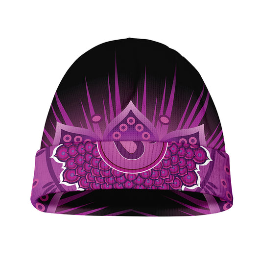 Sahasrara Chakra Mandala Print Beanie