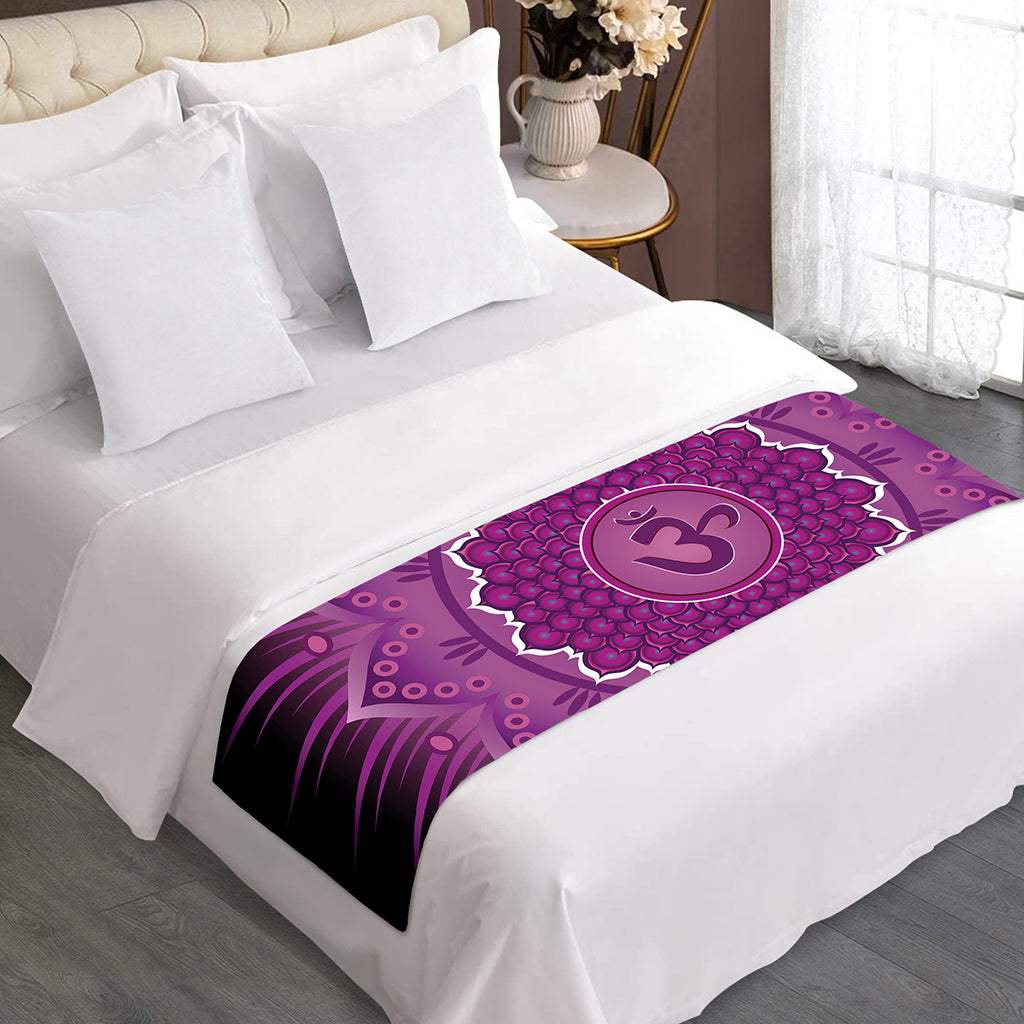 Sahasrara Chakra Mandala Print Bed Runner