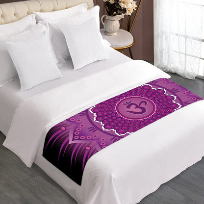 Sahasrara Chakra Mandala Print Bed Runner