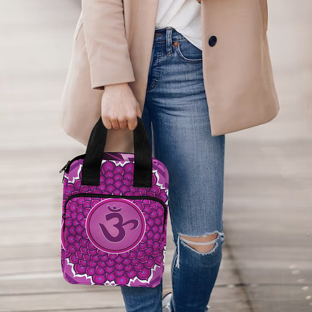 Sahasrara Chakra Mandala Print Bible Tote Bag