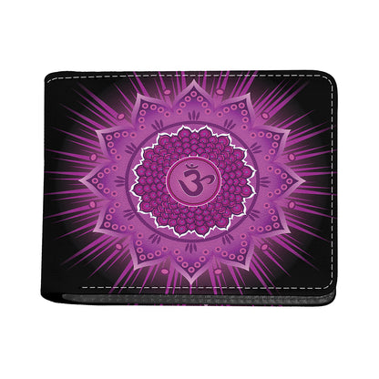 Sahasrara Chakra Mandala Print Bifold Wallet