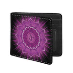 Sahasrara Chakra Mandala Print Bifold Wallet